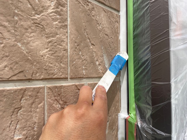 新規コーキング打設