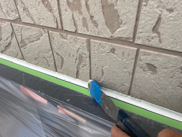 新規コーキング打設